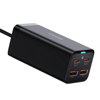  Szybka uniwersalna ładowarka sieciowa GaN 2x USB-C 2x USB 100W QC 4.0+ AFC czarny - zdj. dodatkowe 3