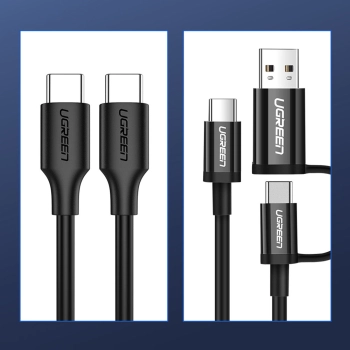  Kabel przewód USB-C do ładowania i transferu danych 3A 0.5m czarny - zdj. dodatkowe 10