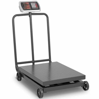  Waga platformowa przemysłowa na kółkach 600 kg / 100 g LCD - zdj. dodatkowe 1