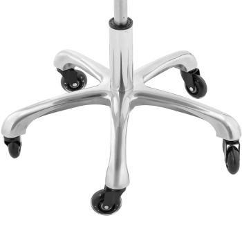  Krzesło kosmetyczne z oparciem na kółkach Physa BOCHUM - szare - zdj. dodatkowe 3