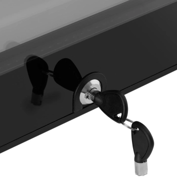  Lodówka chłodziarka hotelowa szklane drzwi minibarek zamykany na klucz 58W 25L - zdj. dodatkowe 2