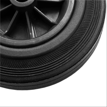  Koło kółko do kontenera wózka przelotowe dewulkanizowane 200/50-100mm - zdj. dodatkowe 4