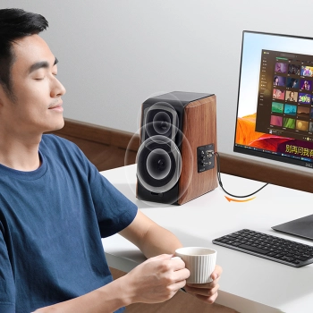  Kabel przewód audio 3.5 mm mini jack - 2RCA 1.5m czarny - zdj. dodatkowe 3