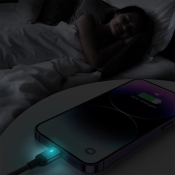  Kabel przewód do iPhone USB-C - Lightning A10 Series 20W 1.2m czarny - zdj. dodatkowe 7