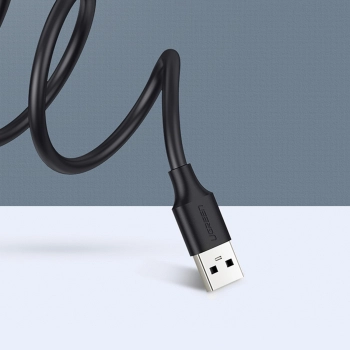  Przedłużacz kabla przewodu USB 2.0 480Mb/s 1.5m czarny - zdj. dodatkowe 1