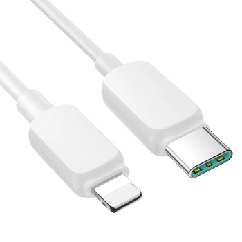  Kabel przewód do iPhone USB-C - Lightning 20W 1.2m biały - zdj. dodatkowe 2