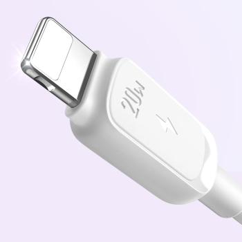  Kabel przewód do iPhone USB-C - Lightning 20W 1.2m biały - zdj. dodatkowe 7