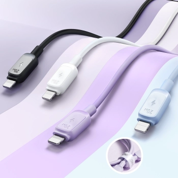  Kabel przewód do iPhone USB-C - Lightning 20W 1.2m biały - zdj. dodatkowe 8