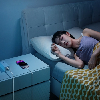  Kabel przewód w oplocie do iPhone Explorer Series USB-C - Lightning 20W 1m biały - zdj. dodatkowe 10