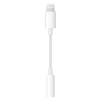  Apple oryginalna przejściówka na słuchawki ze złącza Lightning na mini jack 3.5mm biała - zdj. dodatkowe 2