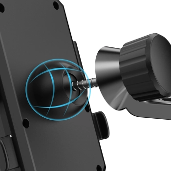  Uchwyt na telefon rowerowy motocyklowy na kierownicę F7C+ czarny - zdj. dodatkowe 8