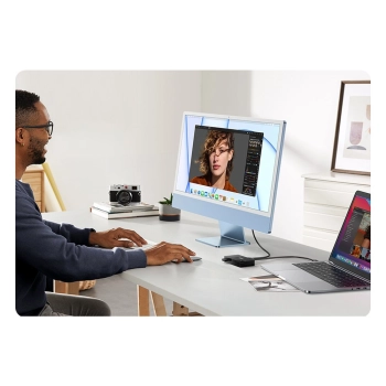  Switch przełącznik USB 3.0 dwukierunkowy na dwa komputery czarny - zdj. dodatkowe 3