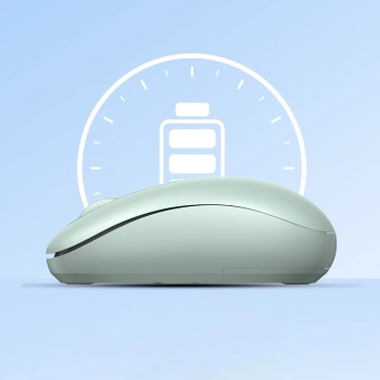  Myszka bezprzewodowa do komputera USB 2.4GHz zielona - zdj. dodatkowe 5