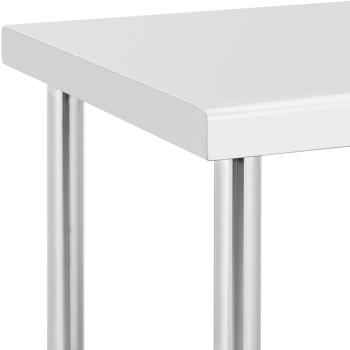  Stół blat roboczy centralny stalowy na kółkach z półką 100 x 60 cm - zdj. dodatkowe 2