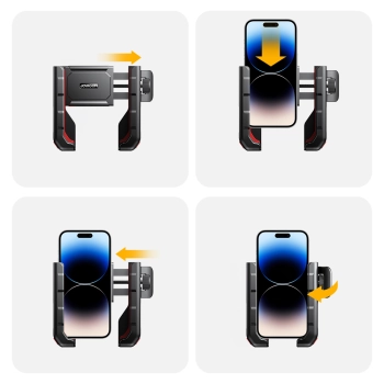  Uchwyt na telefon na kierownicę do kręcenia filmów rower motor hulajnoga wózek - zdj. dodatkowe 6