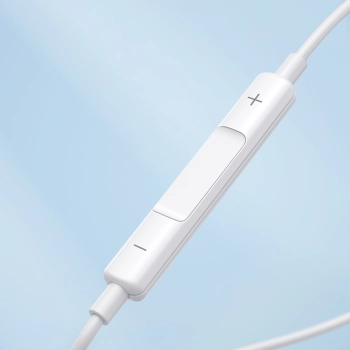  Słuchawki przewodowe douszne mini jack 3.5mm z pilotem sterowania białe - zdj. dodatkowe 7