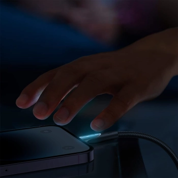  Kabel przewód do iPhone Star-Light Series USB-C - Lightning 30W 1.2m czarny - zdj. dodatkowe 2