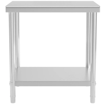  Stół blat roboczy centralny stalowy z półką 80 x 60 cm - zdj. dodatkowe 1