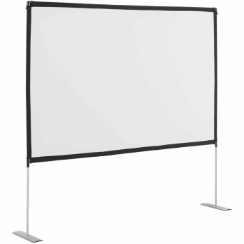  Ekran projekcyjny podłogowy składany 100'' 228 x 133 cm 16:9 - zdj. dodatkowe 1