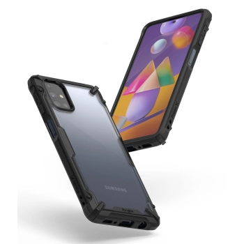  Etui pokrowiec pancerny Fusion X z ramką do Galaxy M31s niebieski - zdj. dodatkowe 2