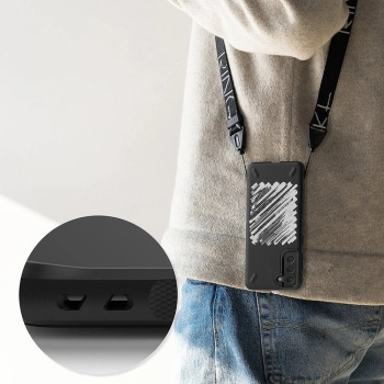  Wytrzymałe etui pokrowiec Galaxy S21+ 5G Onyx Design Paint czarny - zdj. dodatkowe 7