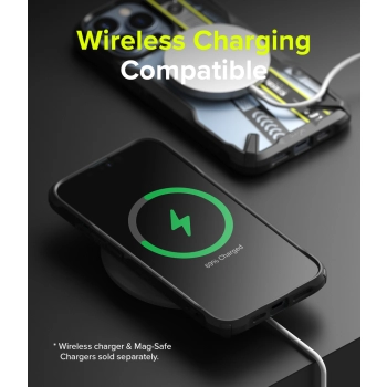  Etui pancerny pokrowiec z ramką iPhone 13 Pro Fusion X Design Ticket band czarny - zdj. dodatkowe 7