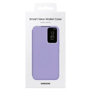  Etui pokrowiec z klapką okienkiem portfel na kartę Galaxy A54 5G Smart View Wallet niebieskie - zdj. dodatkowe 4