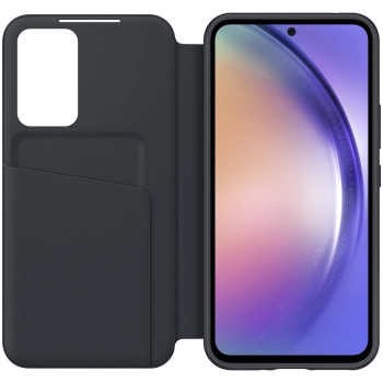  Etui pokrowiec z klapką okienkiem portfel na kartę Galaxy A54 5G Smart View Wallet czarne - zdj. dodatkowe 2