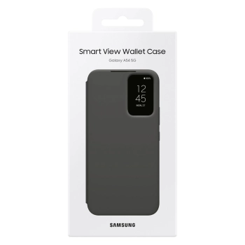  Etui pokrowiec z klapką okienkiem portfel na kartę Galaxy A54 5G Smart View Wallet czarne - zdj. dodatkowe 4