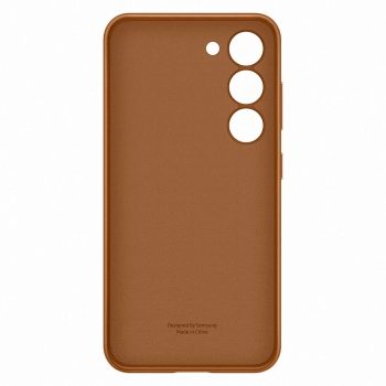  Etui pokrowiec z naturalnej skóry Samsung Galaxy S23 Leather Cover camel - zdj. dodatkowe 5