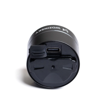  Lampka rowerowa tylna LED USB-C czerwone światło sensor STOP czarna - zdj. dodatkowe 6