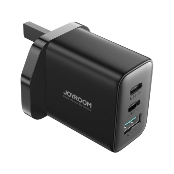  Szybka ładowarka sieciowa 2x USB-C USB-A 32W wtyczka angielska UK 32W czarna - zdj. dodatkowe 1