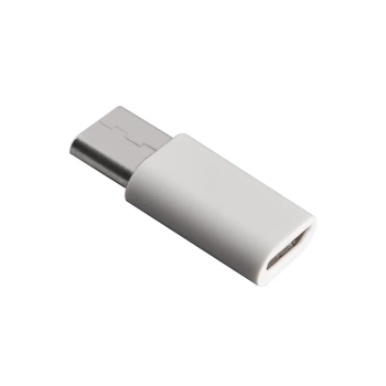  Adapter przejściówka wtyczka z micro USB na USB-C biała - zdj. dodatkowe 1