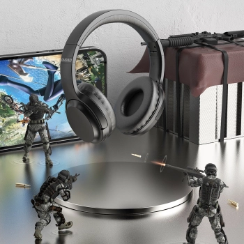  Bezprzewodowe nauszne słuchawki Bluetooth 5.3 czarny - zdj. dodatkowe 3