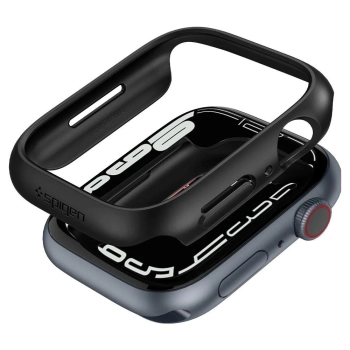  Etui ochronne koperta na Apple Watch 7 / 8 45mm Thin Fit czarne - zdj. dodatkowe 8