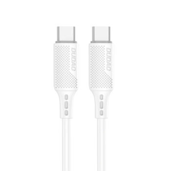  Kabel przewód USB-C do ładowania i transferu danych 100W PD 1m biały - zdj. dodatkowe 1