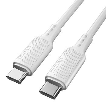  Kabel przewód USB-C do ładowania i transferu danych 100W PD 1m biały - zdj. dodatkowe 3