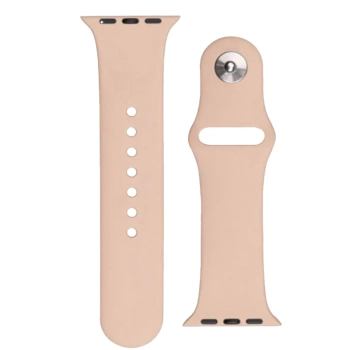 Silikonowy pasek do zegarka Apple Watch 2-9/SE 38/40/41mm Silicone Strap APS piaskowy