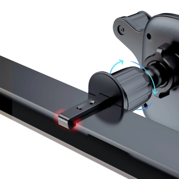  Uchwyt samochodowy do telefonu na kratkę wentylacyjną czarny - zdj. dodatkowe 3