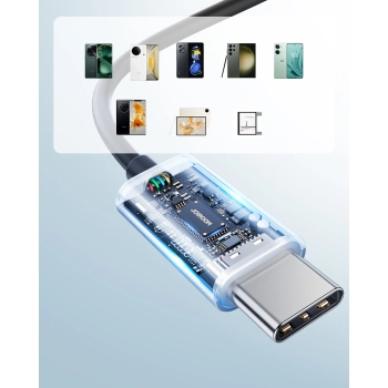  Zestaw słuchawkowy słuchawki douszne USB-C kabel 1.2m czarne - zdj. dodatkowe 8