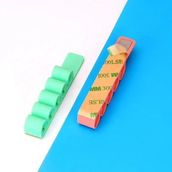  Silikonowy organizer biurowy do kabli przewodów długopisów różowy - zdj. dodatkowe 7