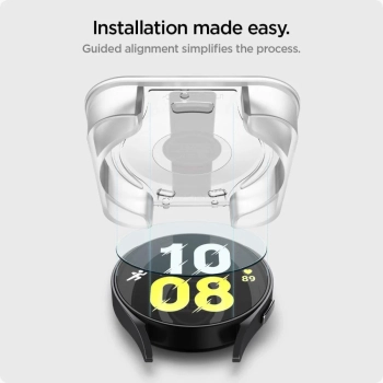  Szkło hartowane Glas.tR EZ Fit na Samsung Galaxy Watch 6 44mm - ZESTAW 2 szt. - zdj. dodatkowe 7