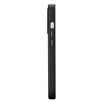  Pokrowiec etui z naturalnej skóry do iPhone 14 Pro Max MagSafe Case Leather czarny - zdj. dodatkowe 5