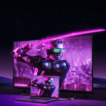  2w1 Adapter rozdzielacz HDMI 4K 60Hz dwukierunkowy AirJoy 1m czarny - zdj. dodatkowe 10