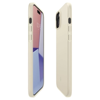  Etui ochronne do iPhone 15 Thin Fit beżowe - zdj. dodatkowe 7