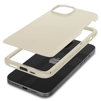  Etui ochronne do iPhone 15 Plus Thin Fit beżowe - zdj. dodatkowe 10