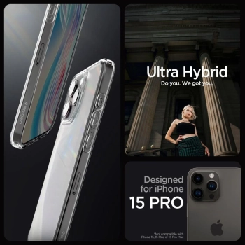  Etui Ultra Hybrid na iPhone 15 Pro przezroczyste - zdj. dodatkowe 5