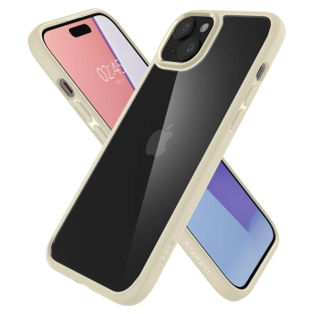  Etui Ultra Hybrid na iPhone 15 beżowe - zdj. dodatkowe 1