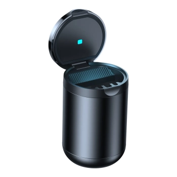  Popielniczka samochodowa z podświetleniem LED Premium 2 Series czarna - zdj. dodatkowe 4