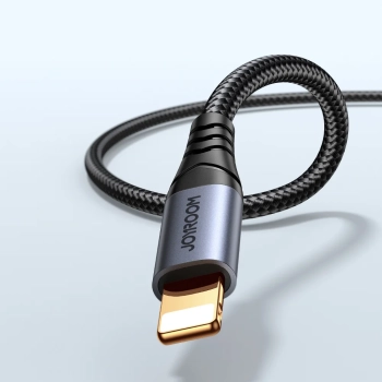  Kabel audio stereo do iPhone iPad AUX 3.5 mm mini jack - Lightning 1.2m czarny - zdj. dodatkowe 7
